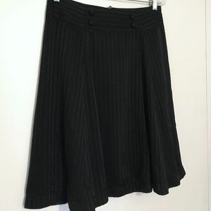 H&M black a-line skirt, size 8